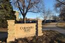 A brick sign for Colorado State University