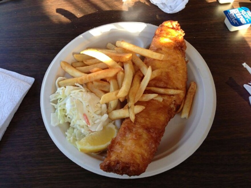 The fish fry at Captain Jim's