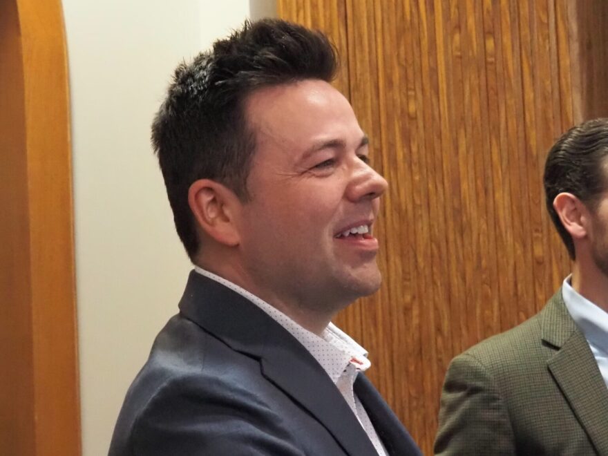 Lt Gov. Micah Beckwith is pictured on April 30, 2025.