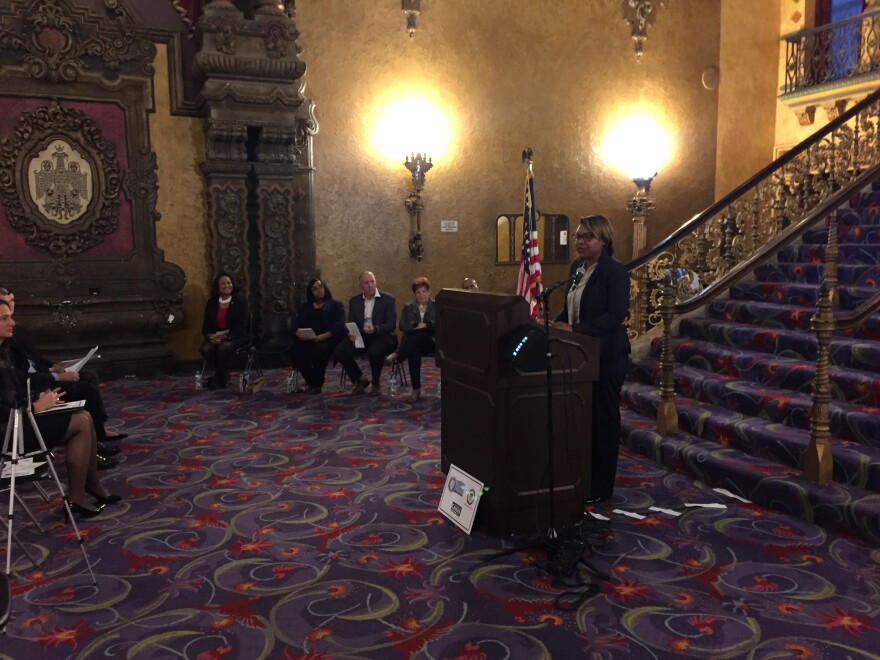 State Rep. Emilia Sykes joined Akron Mayor Dan Horrigan, Summit County Executive Ilene Shapiro and State Rep. Tavia Galonski to announce the Complete Count Committee.