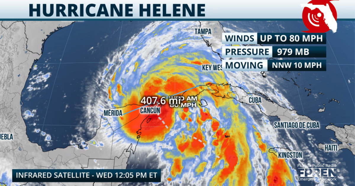 Weather Helene Wednesday's update: Helene is a hurricane, weather worsens across ...