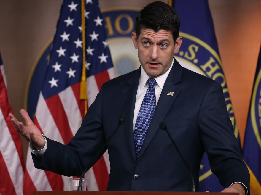 House Speaker Paul Ryan, R-Wis., is trying to unite his conference around a compromise immigration bill modeled on the four items President Trump has demanded in a legislative proposal.