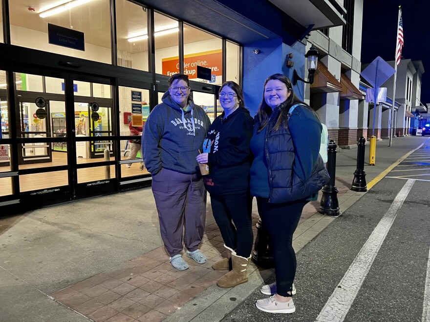 The Fritzs woke up at 4:30 a.m; to be on time for their local Walmart doorbusters.