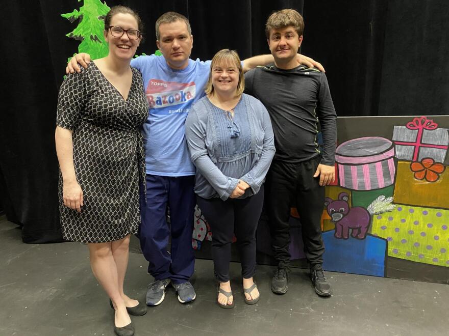 From left to right: Brianna Funk, Cory Kalman, Chelsea McComb and Ryan D'Andrea.