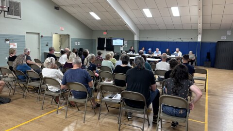 Residents at a special Nottingham planning board