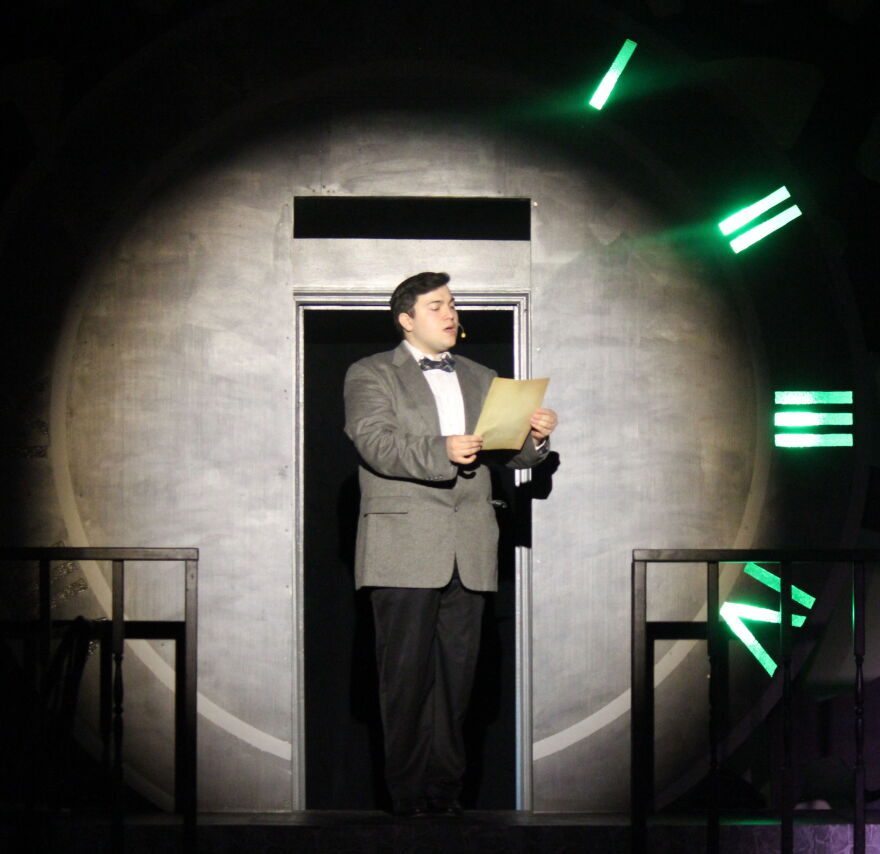 David Hernandez plays U.S. Radium's super-aggressive corporate lawyer who used delay tactics in order to avoid paying workers compensation for their job-related illnesses and injuries.