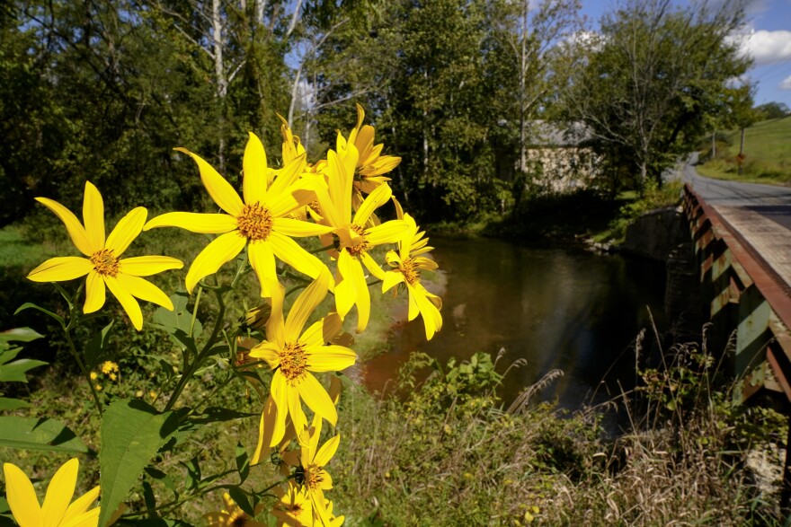 The newly announced Big Elk Creek State Park is shown near Landenberg, Pa., Tuesday, Sept. 27, 2022. In Chester County, the new park will include 3.5 miles (5.6 kilometers) of Big Elk Creek, which feeds into the Chesapeake Bay at Elk River. Officials say the creek was long used by indigenous people and was an area of considerable activity for the Underground Railroad.