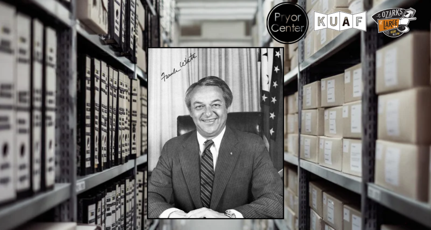 Prominent Arkansas businessman Frank White, who served a single term as the state’s forty-first governor, circa 1982.