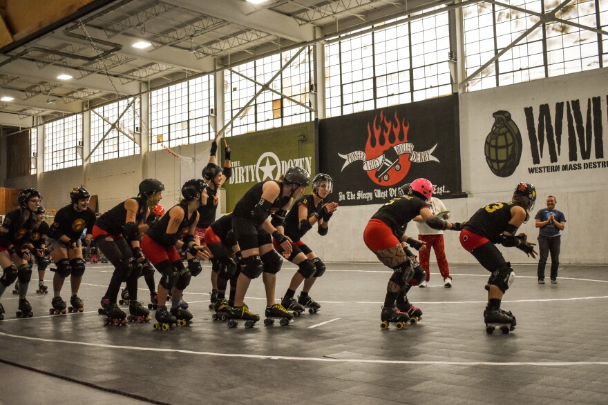 The Quabbin Missile Crisis is one of four teams based at Pioneer Valley Roller Derby in Florence, Mass.