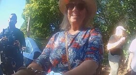 Body cam footage of Katherine Hinds being arrested on July 19, 2025.
