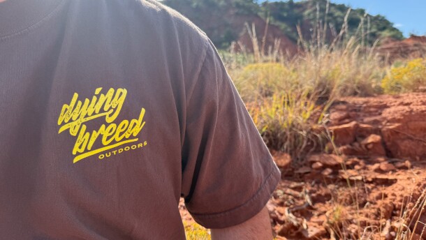 A Dying Breed Outdoors shirt in Caprock Canyon State Park