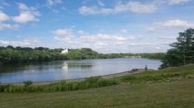 People fish and kayak at Winton Woods Thursday, July 16, 2020. 