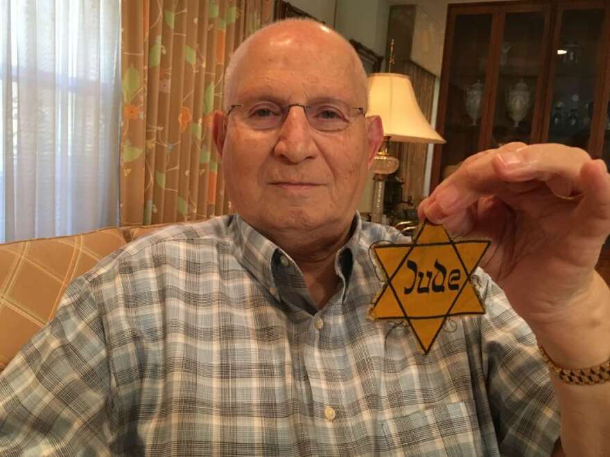 Holocaust survivor Harry Lowenstein. Photo: Jon Busdeker.  