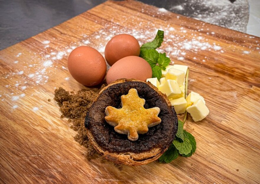 The recipe for Petit Poutinerie Chef Lizzie Clapp's butter tarts, a culinary heirloom from her Canadian father's side of the family, was handed down from her aunt, Beulah Brule.