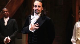 Lin-Manuel Miranda onstage at Broadway's Richard Rodgers Theatre on Aug. 6, 2015.