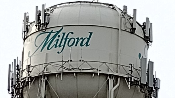 Active Milford fire siren downtown