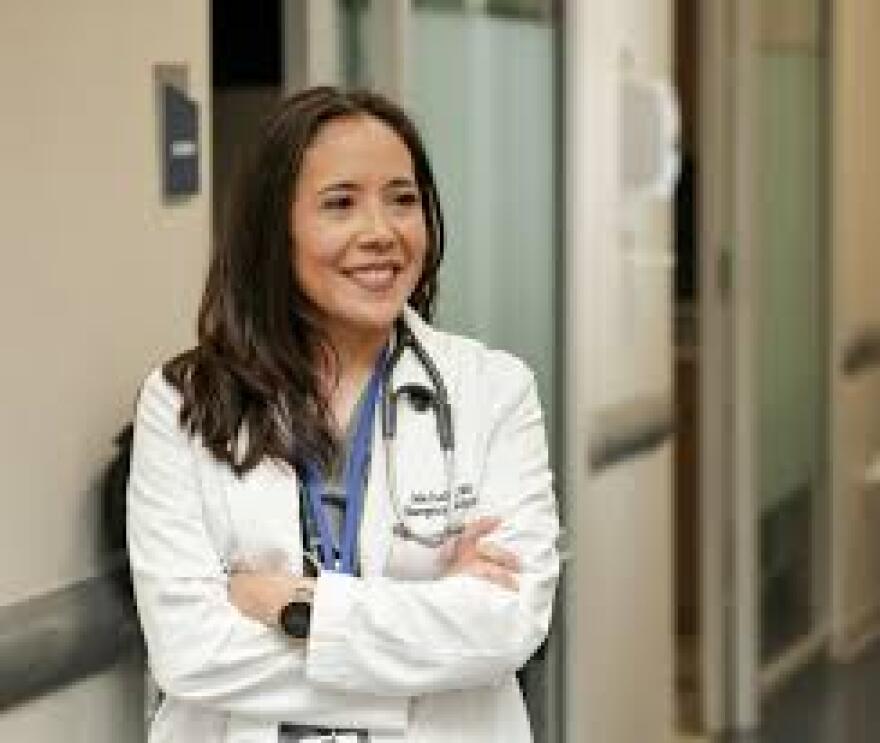 Emergency room physician Ada Cuellar is a candidate in the Democratic primary election for Texas’ 15th Congressional District.