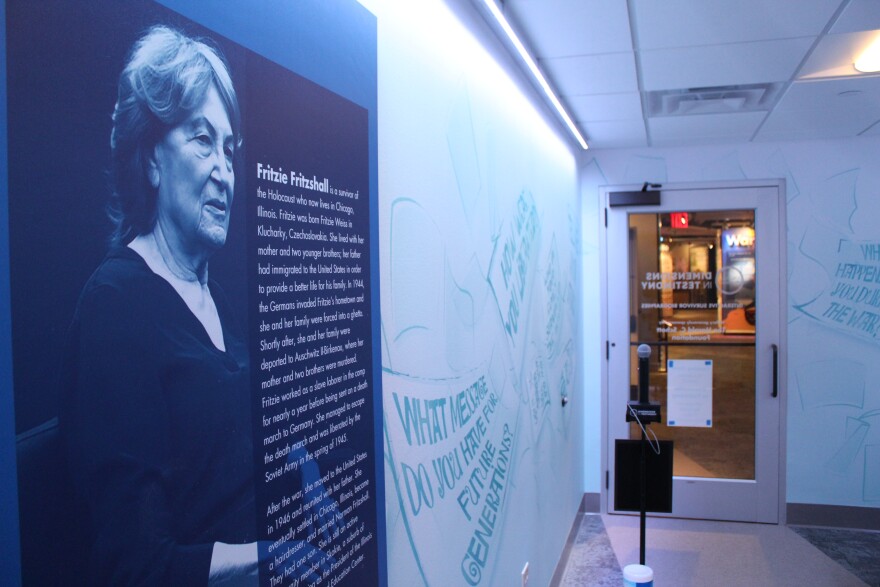 The exhibit will feature Holocaust survivor Fritzie Fritzhall, who worked as a slave laborer for nearly a year before being sent on a death march to Germany.