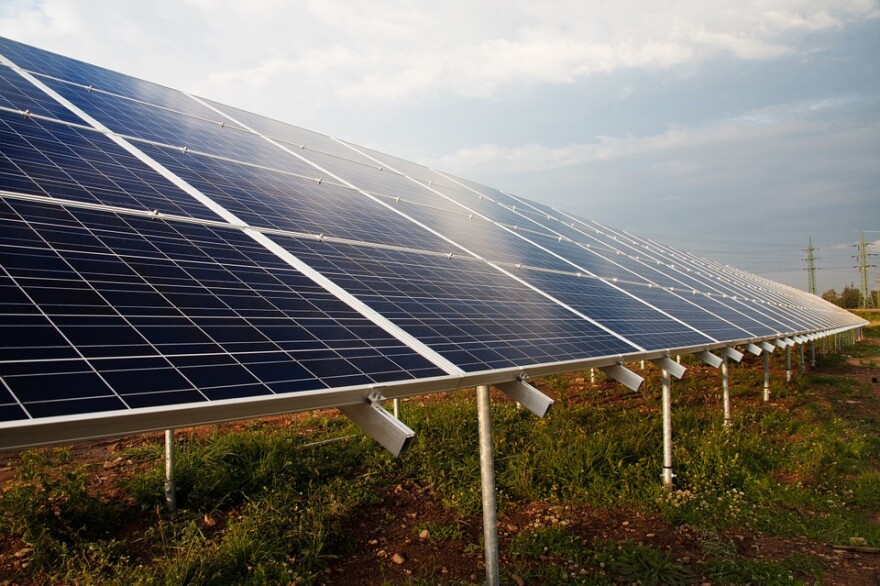Proposals for large solar farms have faced opposition in some places over loss of farmland.