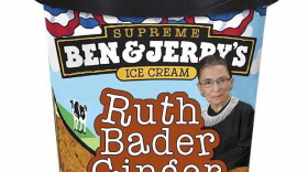 An imagined ice cream flavor named after Ruth Bader Ginsberg.
