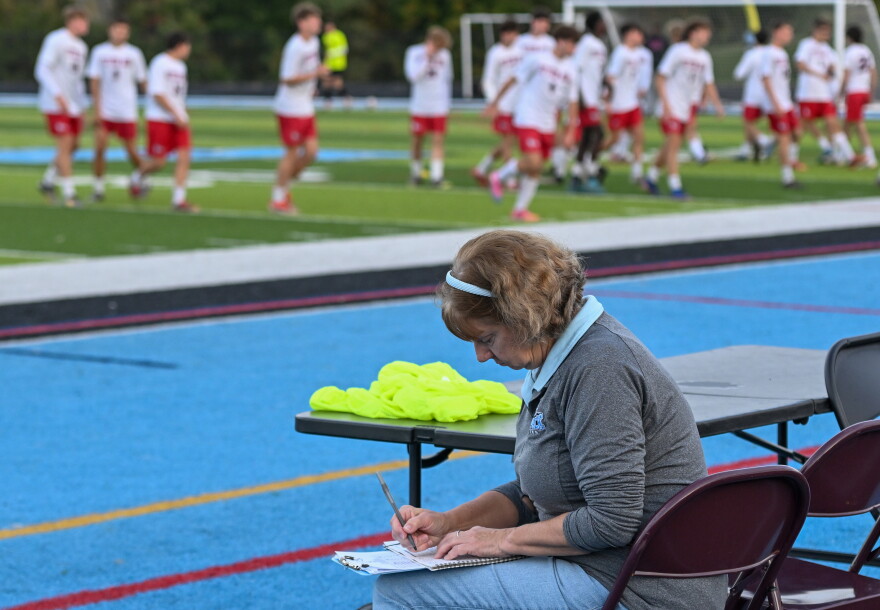 Wilkes-Barre players call Sherry Nolan the "team mom."