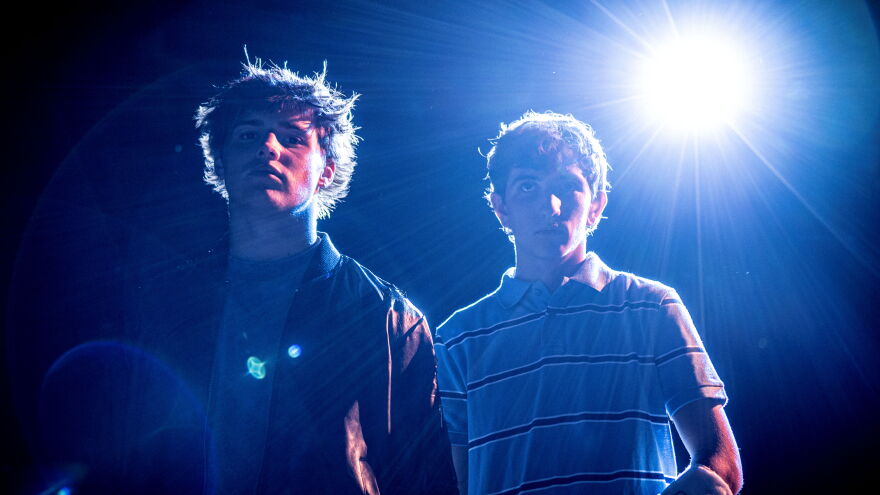 Braden Heckman and Caleb Hill as Connor Murphy and Evan Hansen