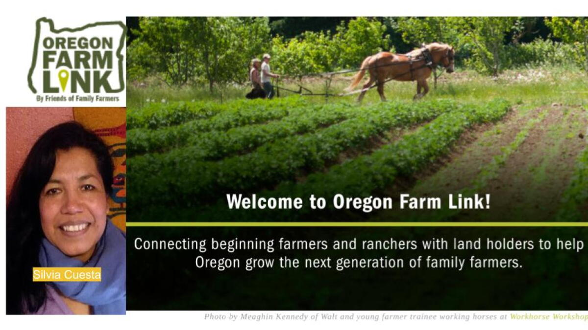 Mon 9 AM | Oregon Farm Link reaches out to encourage farming in BIPOC population - Vimarsana News