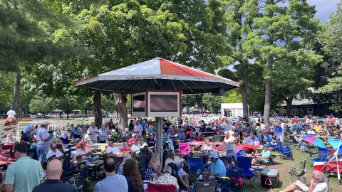 Crowds packed Saratoga Race Course on opening day 