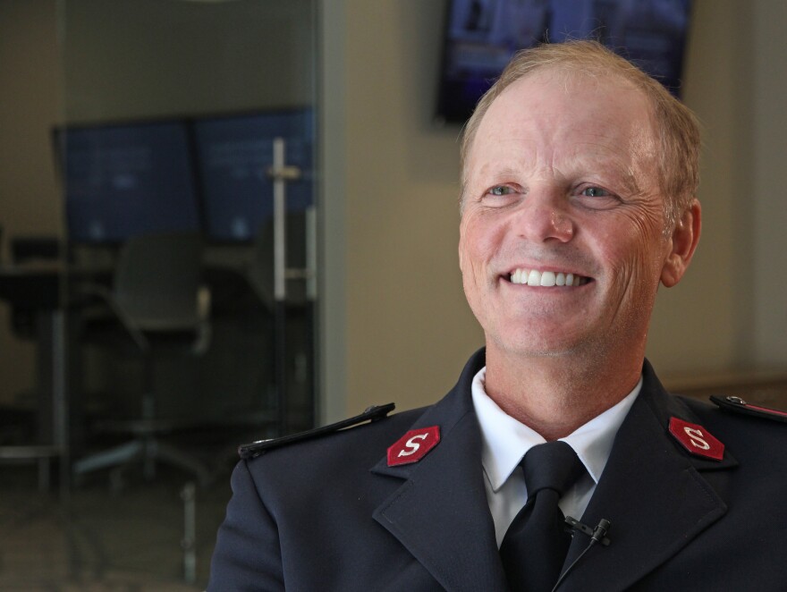 Maj. Todd Mason, area commander of The Salvation Army of Greater Charlotte.