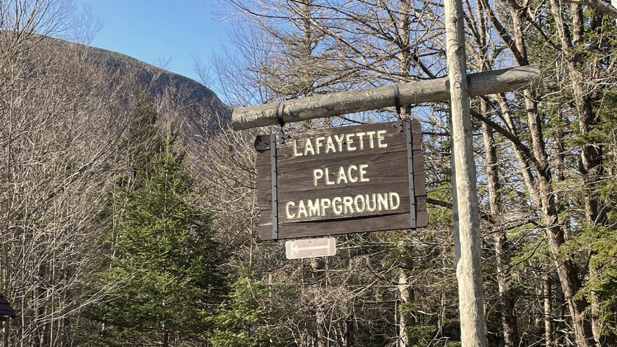 Lafayette Place Campground in Franconia, New Hampshire.