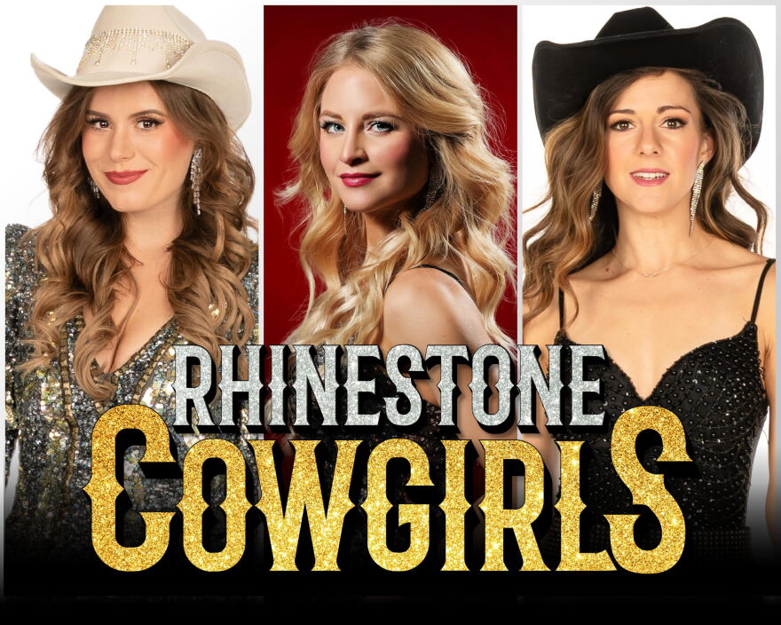 Gulf Coast Symphony promotional image for 'Rhinestone Cowgirls'