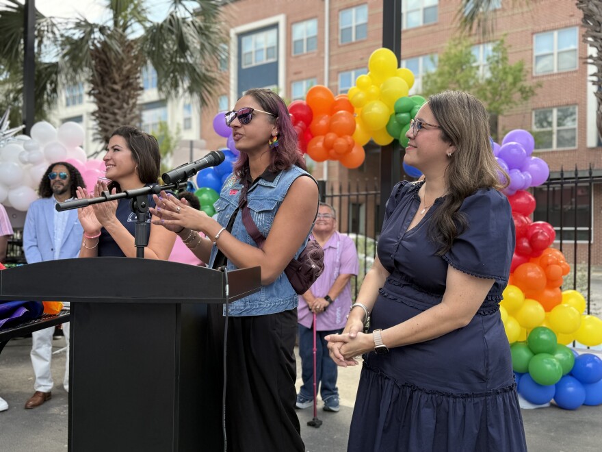 District 7 Councilwoman Marina Alderete Gavito, District 1 Councilwoman Sukh Kaur, and District 8 Councilwoman Ivalis Meza Gonzalez