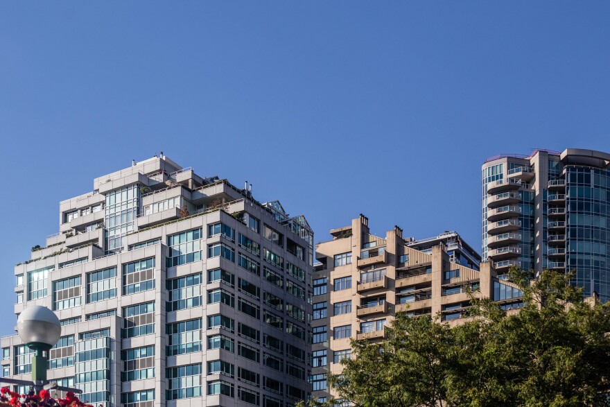 Apartment buildings in Seattle