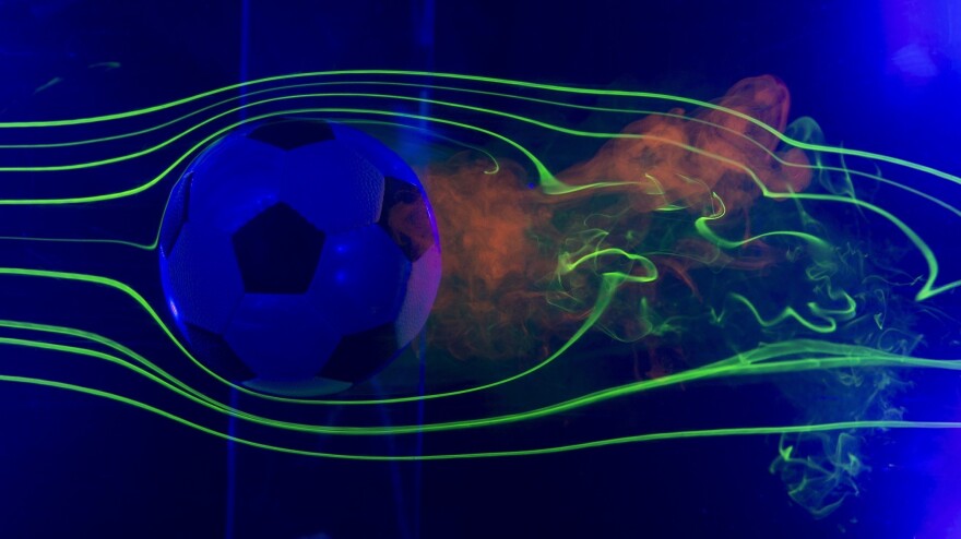 From an aerodynamic perspective, a traditional soccer ball is just as good as the new design.