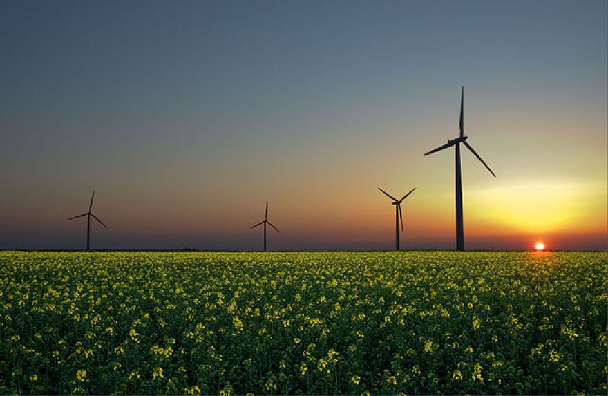 Wind farm in Germany.