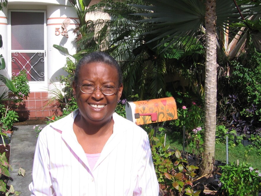 Hermine Ricketts says she gardens for the food and for the peace it brings her.
