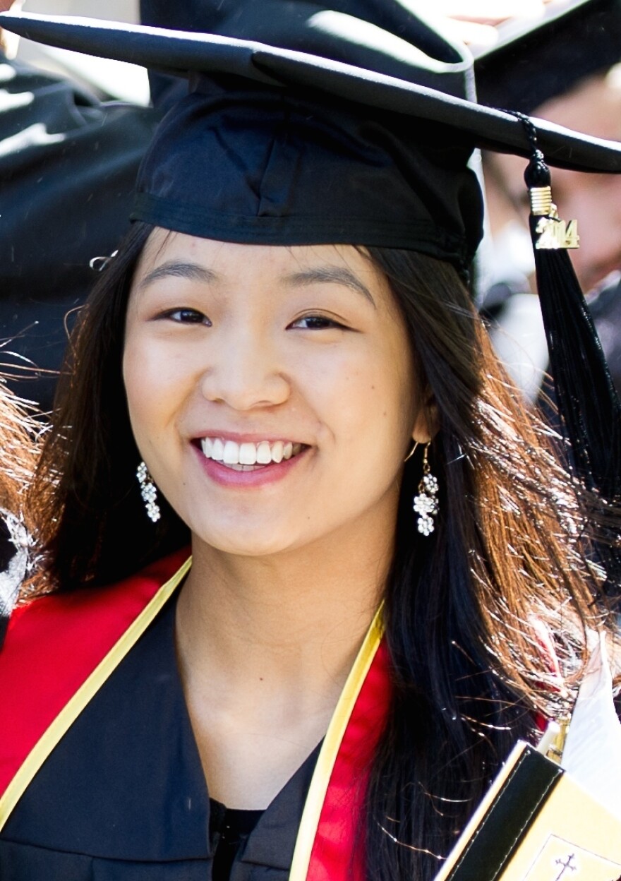 Jenna Cook on her graduation day from Yale in 2014.