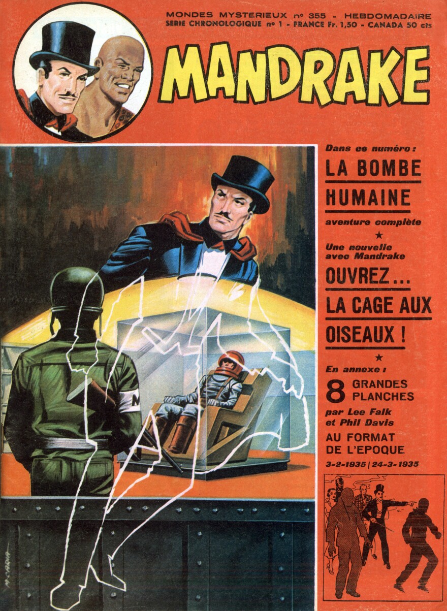 A cover of the comic strip <em>Mandrake the Magician</em> from 1972.