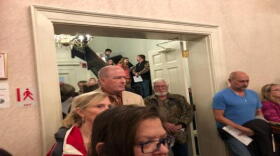 The gathered mass of people - largely in support of the resolution - stretched into the hallway and up the staircase of the Kenton County courthouse.