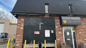 Front of the Jordan's Crossing Resource Center building.