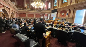 Lawmakers gathered on the Senate floor for the start of the special session on Friday, November 17, 2023. They're tasked with coming up with property tax relief ahead of next year's tax spike.