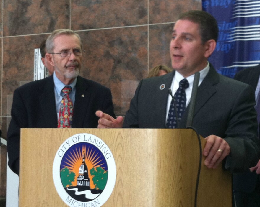 Picture of David Hollister and Virg Bernero