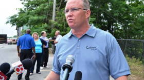 Citizens Energy Vice President for Water Operations Jeff WIllman at a press conference Tuesday.