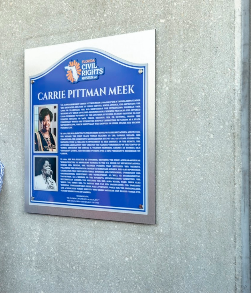 Miami Dade College honored the legacy of trailblazing Congresswoman Carrie P. Meek on Saturday, September 5, 2026, with the unveiling of a historical marker at the Center that bears her name in Liberty City.
