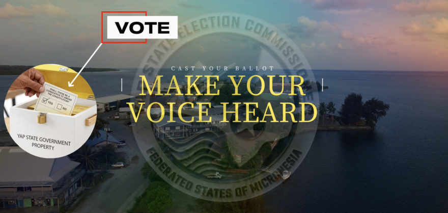 Special announcement from the Yap Office of the Attorney General regarding November 03, 2026, Election Day. (2026)