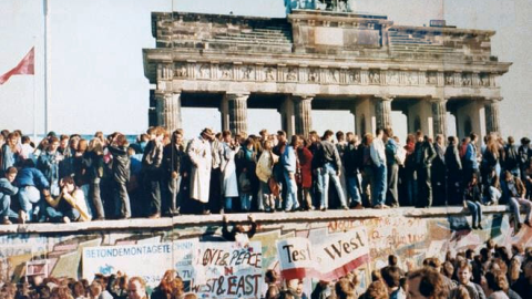 Fall of the Berlin Wall in 1989