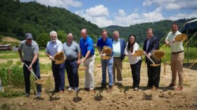 Governor Beshear and other officials break ground on a new high ground community