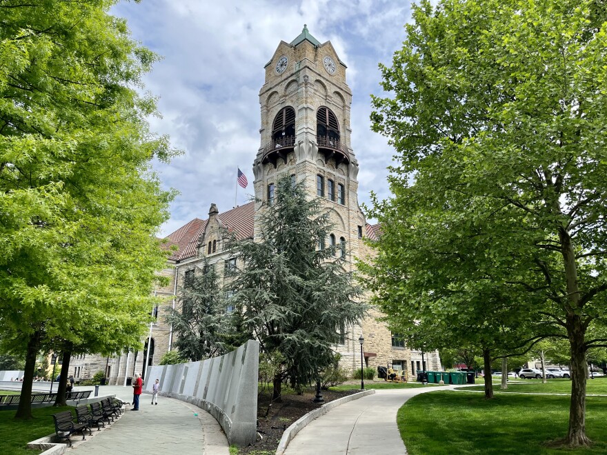 The Lackawanna County Courthouse is seen Tuesday afternoon. Jurors in the Robert Baron murder case left the courtroom to begin deliberating at 12:34 p.m. following closing statements in the trial of Justin Schuback, who is accused in Baron's 2017 killing.