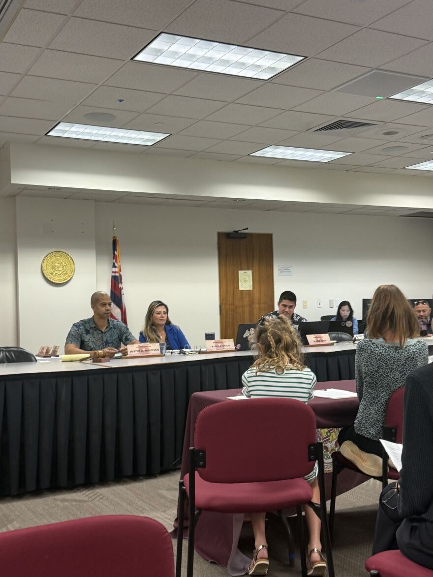 Kids from Le Jardin Academy testifying in support of HB1891 in front of the House Education Committee.