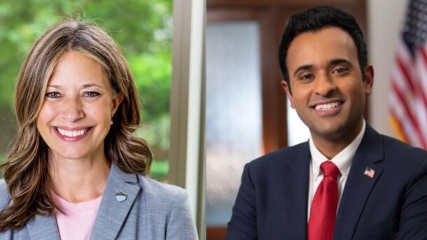 Amy Acton and Vivek Ramaswamy